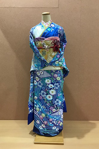 辻が花,青,静岡