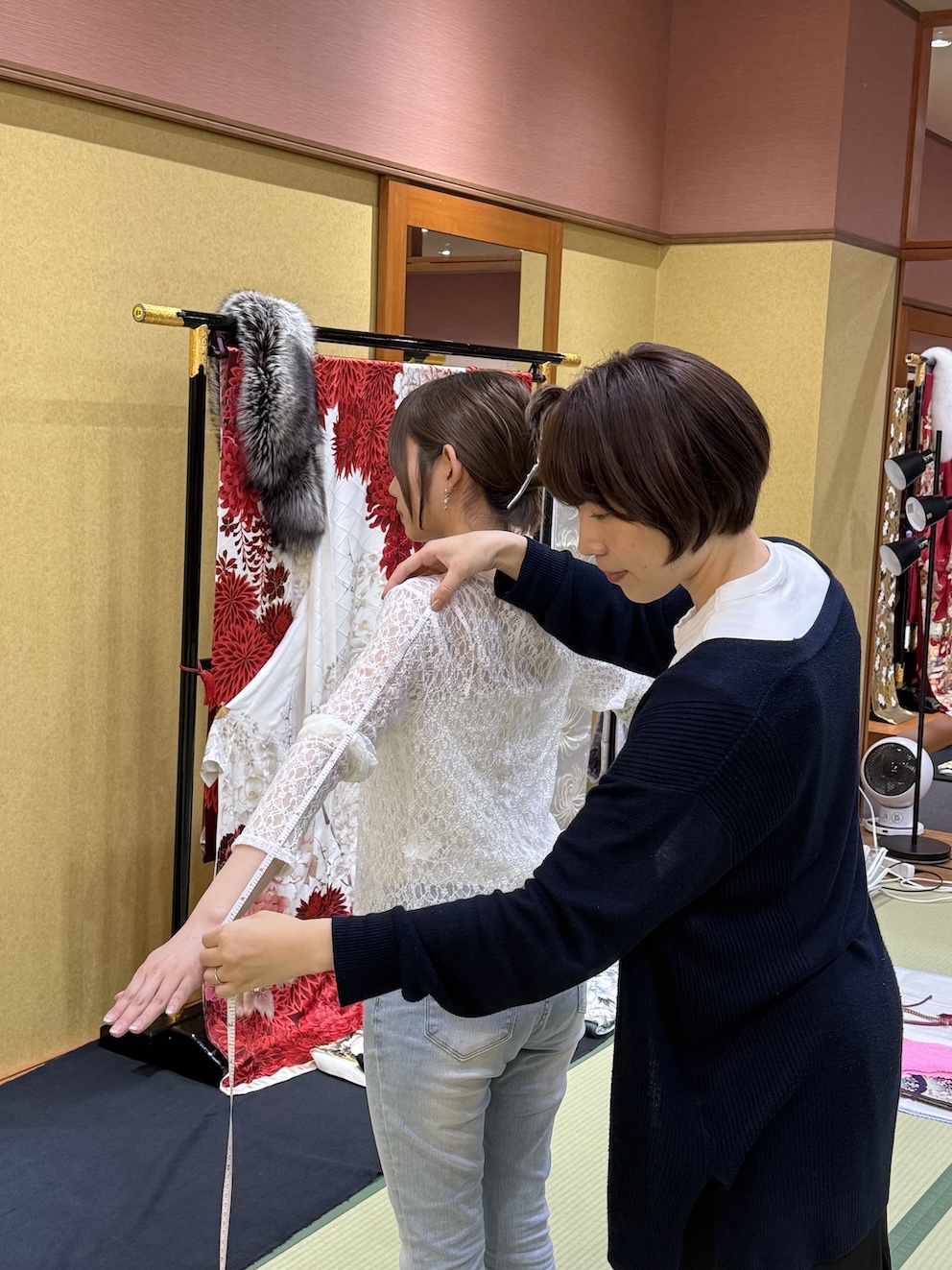振袖のサイズ確認画像