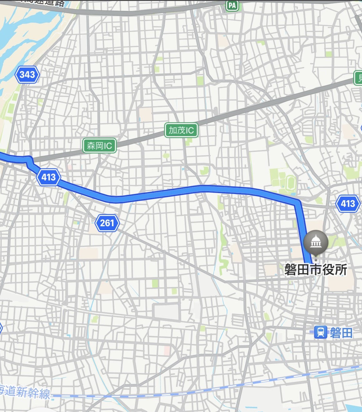 磐田市地図