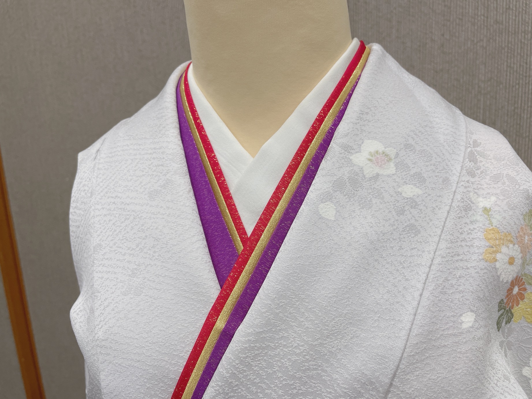入学式・卒業式で訪問着を着られる方へ!!半衿・重ね衿コーディネート