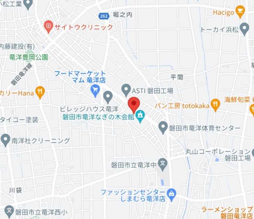 なぎの木地図