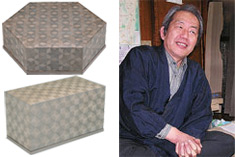 中川清司さんと木工作品