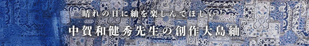 晴れの日に紬を楽しんでほしい！中賀和健秀先生の創作大島紬