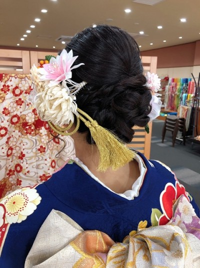 浜松市・前撮り、成人式の髪飾りの参考に～ヘアスタイル3選～